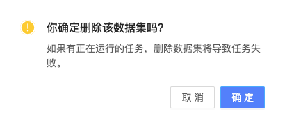 删除数据集